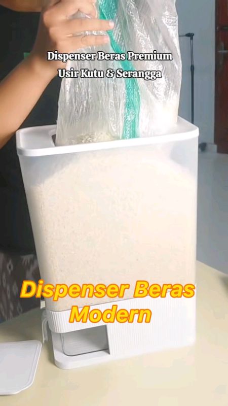 dispenser beras modern anti kemasukan kutu #dispenserberas #dispenser #beras #dispenserberasviral #dispenserberasantikutu #dispenserberaskekinian