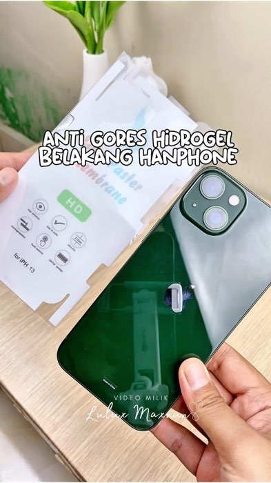 Hidrogel anti gores bagian belakang hp #hidrogelantigores #hidrogelclear #SpillRacunShopee #SpilFashionShopeeHaul #shopeevideo #affiliateshopee