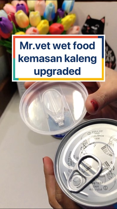 Mr.vet makanan kucing basah berkualitas tinggi😻🥳#mrvet #mrvetbasah #mrvetkaleng #makanankucingbasahpouchdankaleng #mrvetwetfood #mrvetmakanankucing