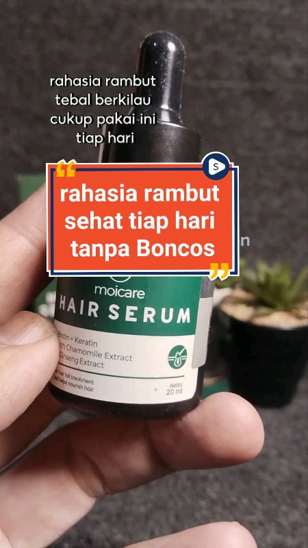 Moicare hair serum #moicarehairserum #PromoNonStop #ShopeeLook #ShopeeBeautyHaul