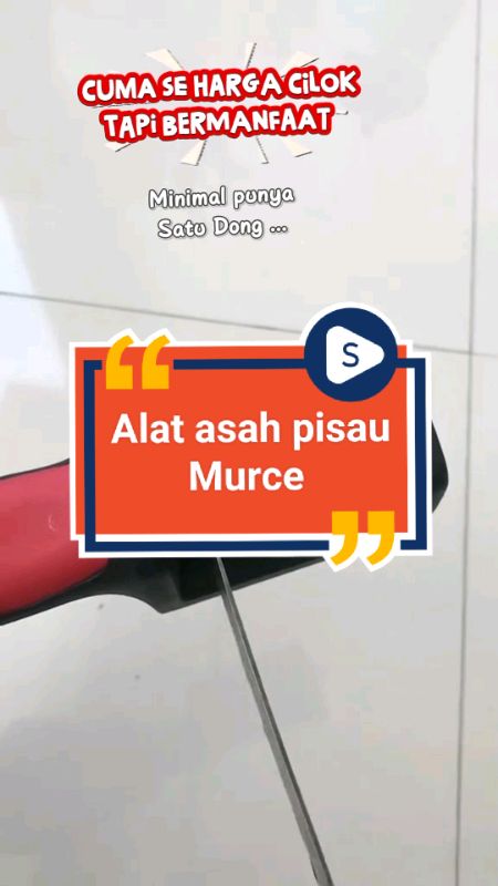 Alat asah pisau ☝️ Cek pembelian #alatrumahtangga #alatasah #alatasahpisaumurah #alatasahpisau #perabotanrumahtangga #GratisOngkirRP0 #RacunShopee