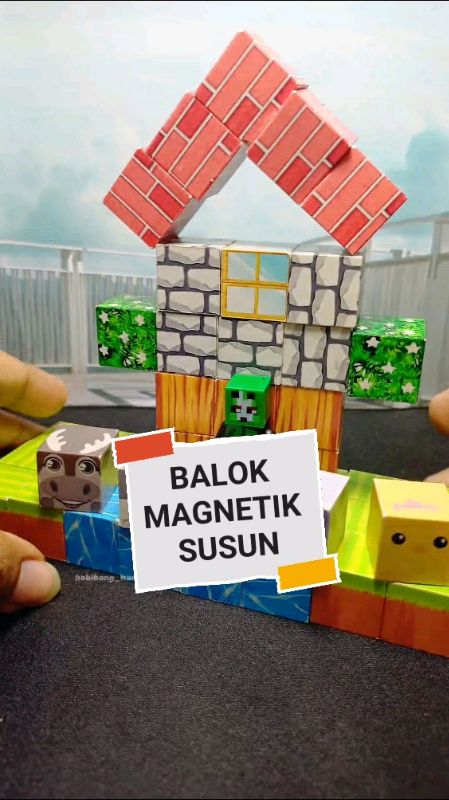Balok Magnetik Susun Cocok Buat Latih Kreativitas & Imajinasi Anak. #balokmagnetik #ViralDiShopeeVideo #ShopeeCOD #BadaiTapiBudget #GratisOngkirRP0