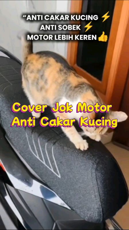 cover jok motor anti cakar kucing #coverjokmotor #coverjokmotoranticakarankucing #shopeevideo