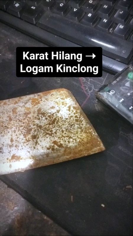Figi Rust Remover Cairan PenghiIang Karat Besi Baja Stainless pembersih Karat#PenghilangKarat #PembersihLogam #AlatRumahTangga #ShopeeKuning