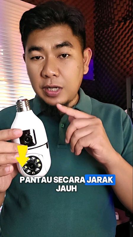 cctv bohlam pantau 2 area berbeda sekaligus #cctv #cctvbohlam #cctvindoor #cctv2lensa #SpillBawaBerkah #CODinApa #PromoNonStop #Diskon50Persen