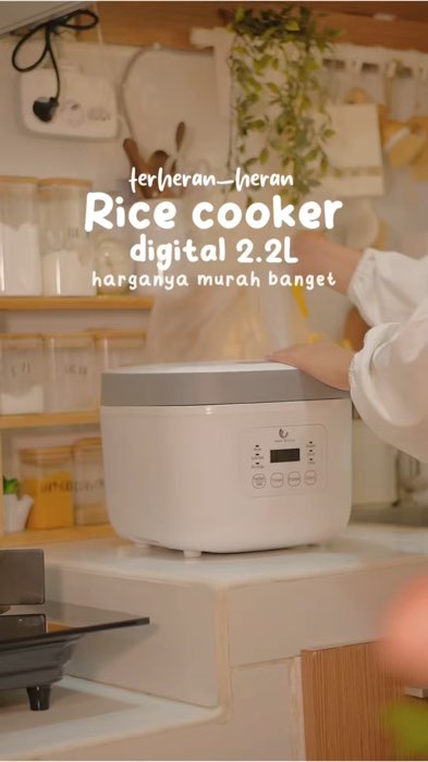 #ricecooker #ricecookerdigital #ricecookermurah #ricecookerkekinian #hanriver #GakNyeselBeliIni #RacunShopee #goldentick