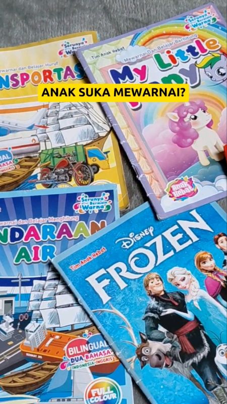 Teman seru untuk melatih kreativitas si kecil. 🎨✨ #bukumewarnaianak #mewarnaianak #aktivitasanak #mainanedukasi #shopeevideo #RacunShopee
