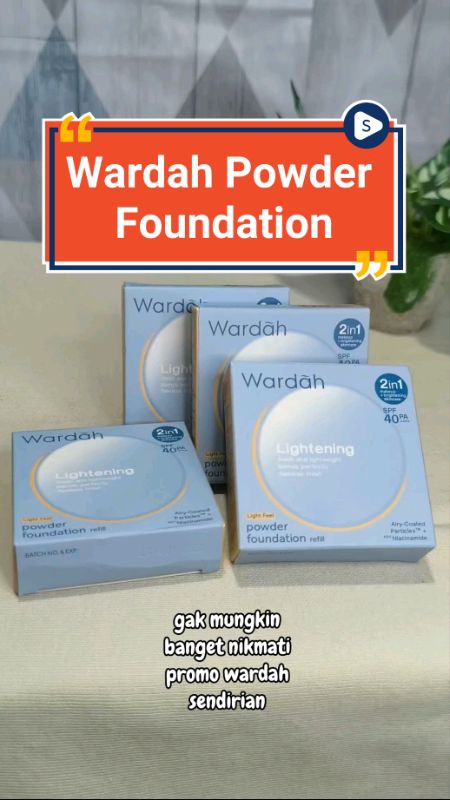 #wardah #WardahGlowGoals #wardahofficial #bedakpadat #spf40 #bedakwardah #murah #Diskon60Persen #gratisongkir #shopeevideo #foundation
