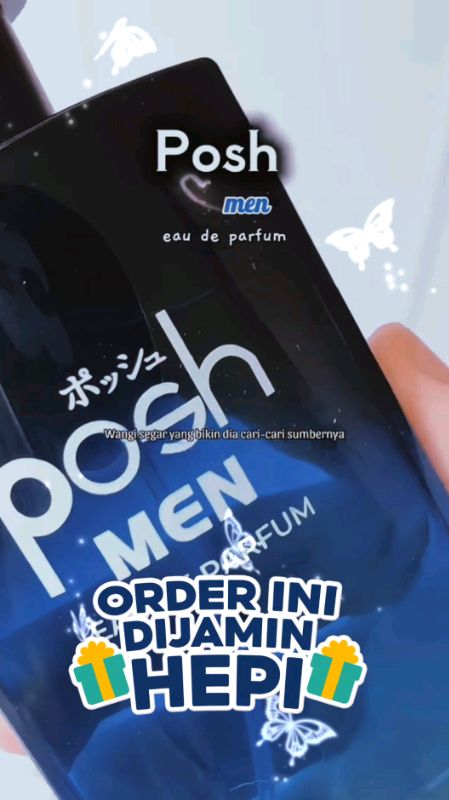 Wangi sekuat pesonamu. 💥 Posh Men Blue Gravity #PoshMen #poshmenbodyspray  #parfumposhmen #GakNyeselBeliIni #CODinApa #PromoNonStop #SpillBawaBerkah