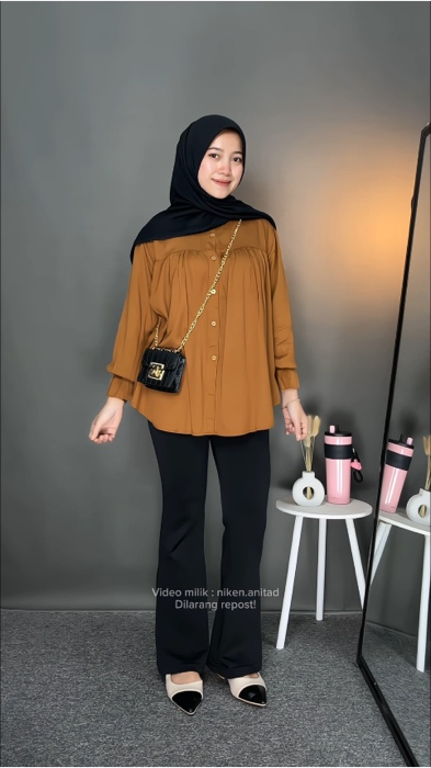 Rekomendasi kemeja rayon adem #RacunShopee #ShopeeLook #ShopeeCOD #ViralDiShopeeVideo #kemejawanita