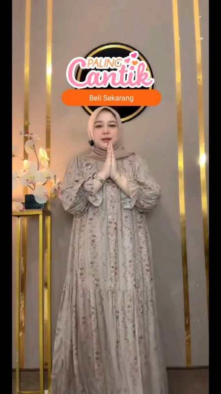 #gamisrayonmotif #gamiskekinian #outfitideas #FashiondiShopee #ViralDiShopeeVideo