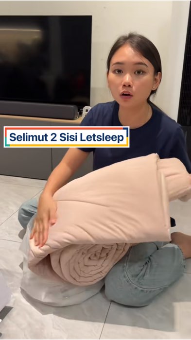 Selimut 2 Sisi Letsleep
