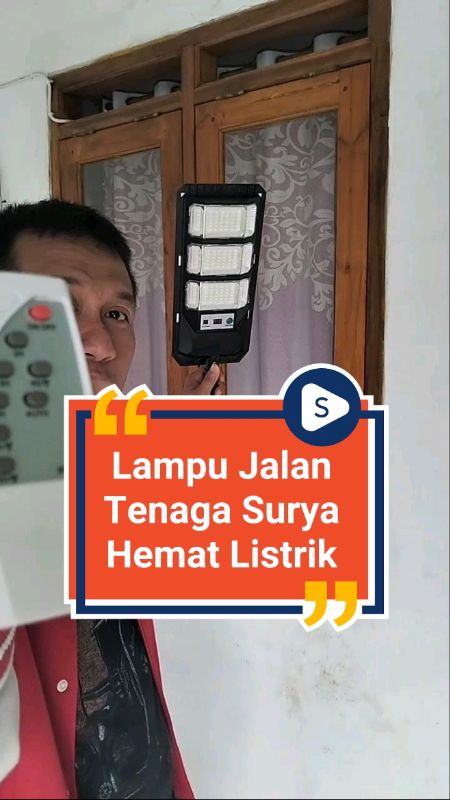 Lampu Jalan Tenaga Surya #RacunShopee #ShopeeCOD #PromoNonStop #GratisOngkirRP0 #lampuledmurah #lampujalantenagasurya #lamputenagasurya