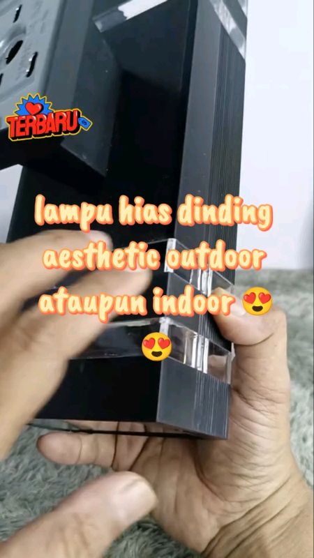 lampu hias dinding aesthetic outdoor indoor #RacunShopee #shopeeloook #lampuhias #lampuaeshtetic