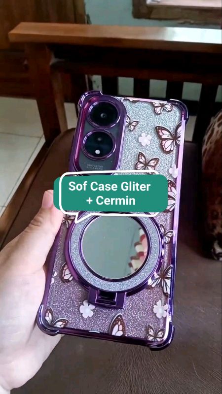 Sof Case Gliter plus cermin #RacunShopee #DiskonRacunShopee #ViralDiShopeeVideo #GratisOngkirRP0 #ShopeeCOD #sofcase #softcaseviral
