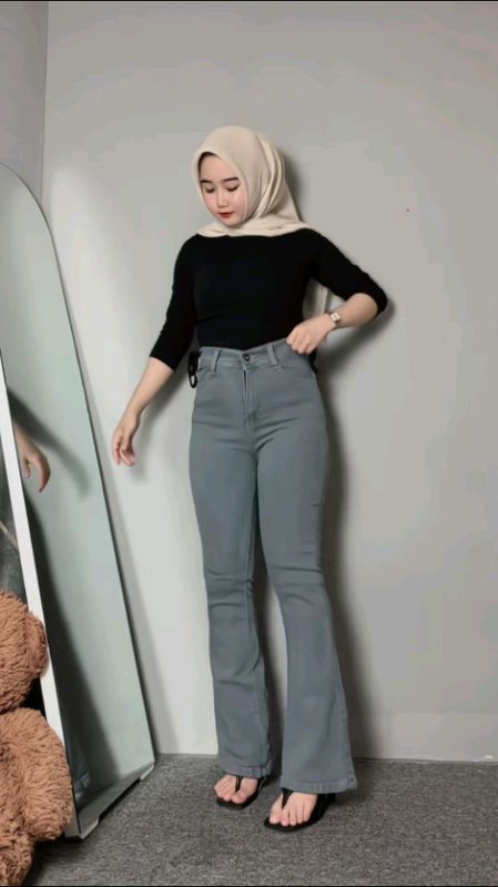jeans cutbray😍 #jeanshighwaist #jeanscutbray #jeansoutfit #jeansmurah