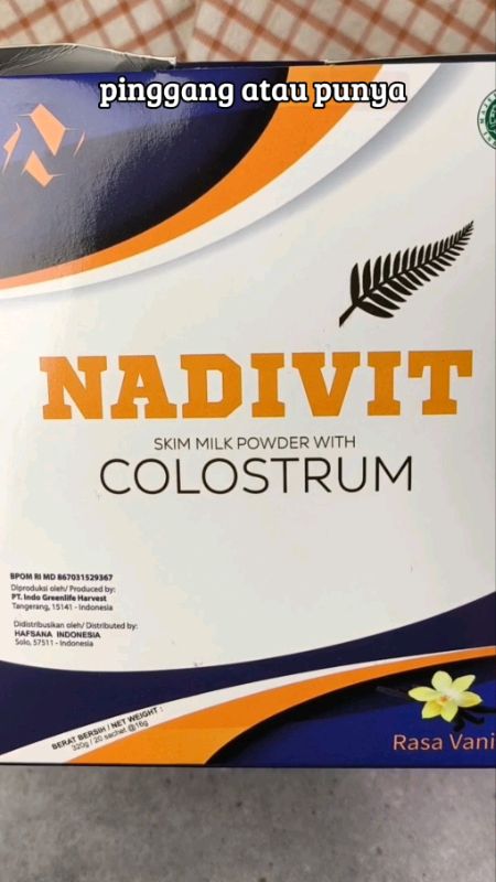 Susu Kolostrum Nadivit. #susu #susucolostrum #susukolostrum #nadivitcolostrum #nadivit #RacunShopee #TermurahDiShopee #shopeevideo #PromoNonStop