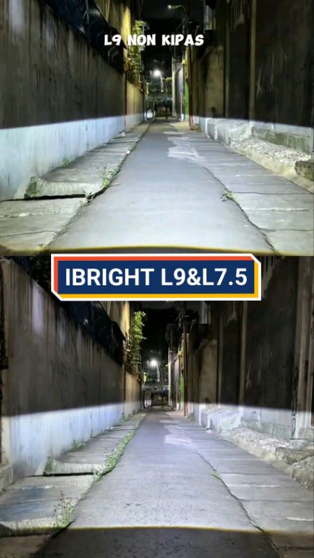 Ibright L9&L7.5. Lampu tembak gepeng iBright pilihan kipas dan non kipas. #ibright #ibrightl9 #ibrightl75 #Lamputembak #lampugepeng #RacunShopeeCheck