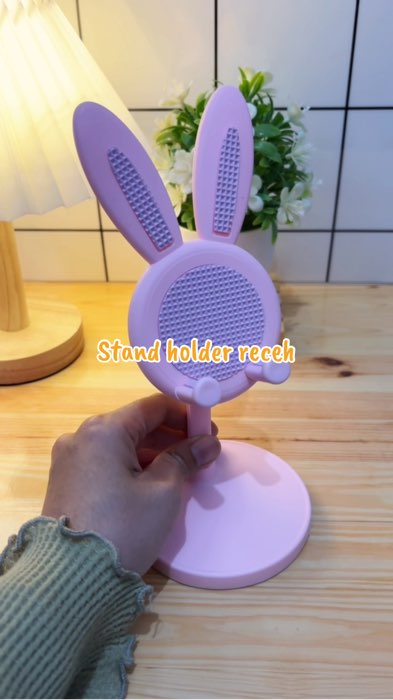Lucu banget warna pink 🩷 #standholder #tripodngonten #standhpmurah #ShopeeReview #RacunShopee #barangreceh #fyp