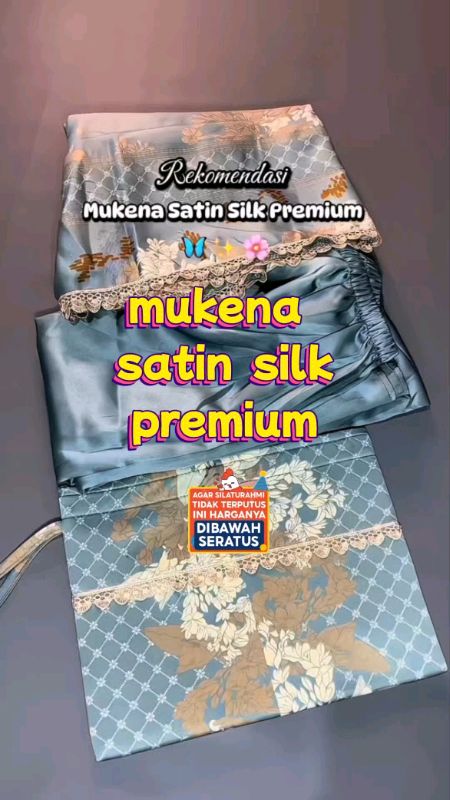 mukena satin silk premium #mukenasatinsilkpremium #DiskonRacunShope #fyp #ShopeeFashionHaul #mukena
