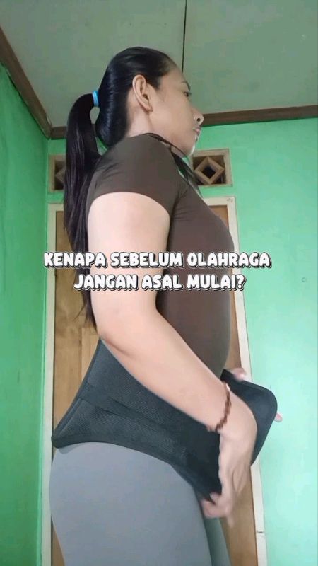 Sebelum olahraga, siapin badan dulu dengan korset @drxieofficial Pinggang hangat, gerak lebih nyaman #drxie