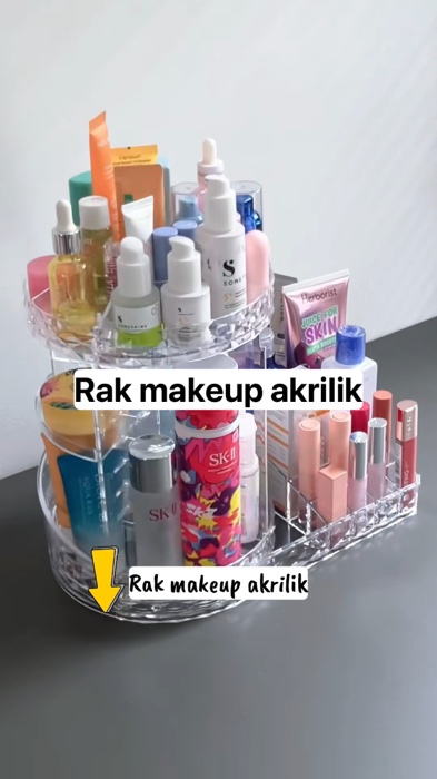Rak makeup akrilik #shopeevideo #rakmakeupkosmetik #ShopeeReview