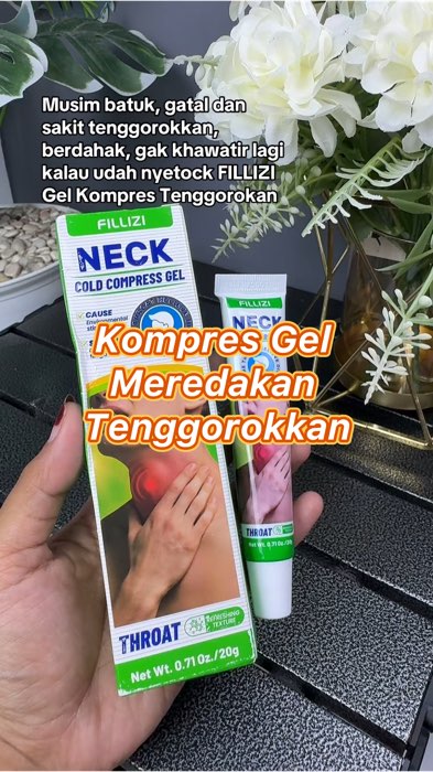 Fillizi Cold Compress Gel untuk meredakan permasalahan tenggorokan #fillizi #meredakantenggorokan #fillizikompres #shopeevideo #RacunShopee #shopee