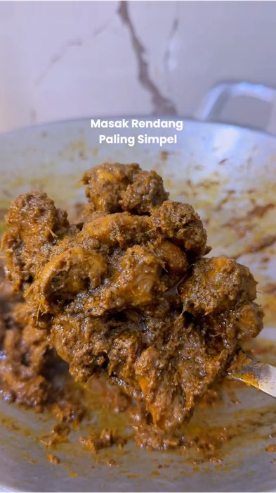 Resep rendang simpel Berasa Warisan Rasa Asli Minangkabau #rendang #bumburendang