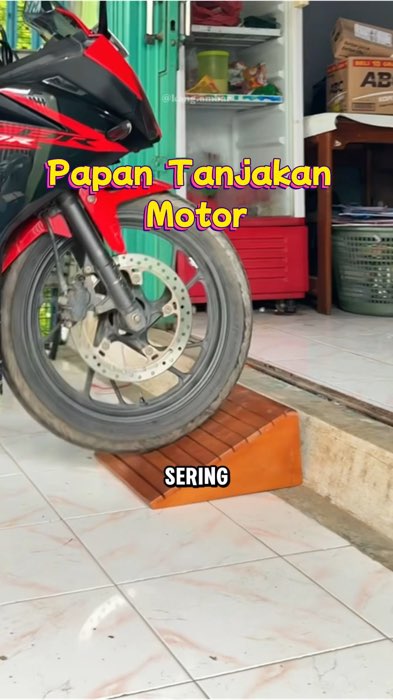 Rekomendasi papan tanjakan motor bahan kayu mahoni #Papantanjakanmotor #tanjakanmotorkayu #tanjakanmotorportabel
