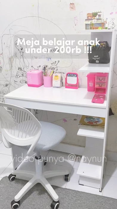meja belajar minimalis #RacunShopee #mejabelajar #ViralDiShopeeVideo