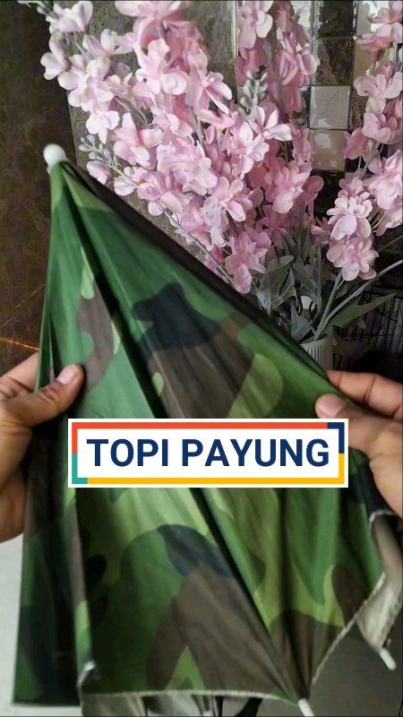 PAYUNG KEPALA,TOPI PAYUNG #payung #payungkepala #topipayung #PromoNonStop #RacunShopee #DiskonRacunShopee