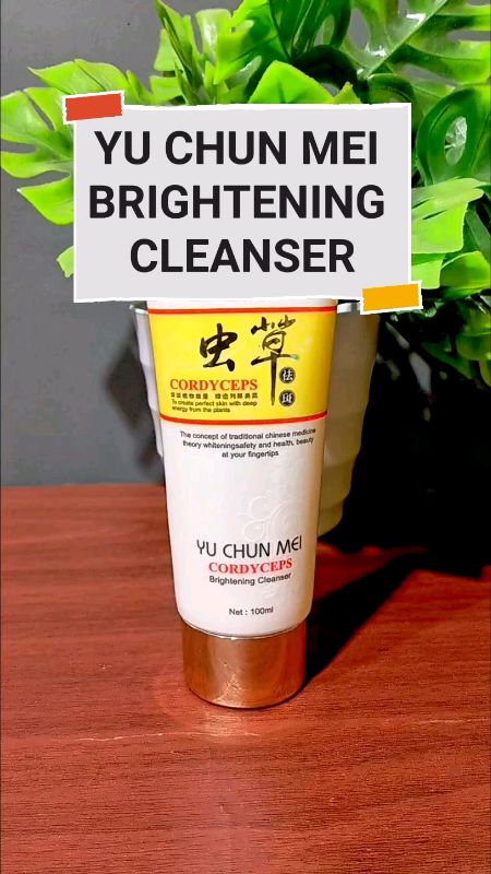 YU CHUN MEI BRIGHTENING CLEANSER #yuchunmei #yuchunmeicordycepsoriginal #yuchunmeibrighteningcleanser