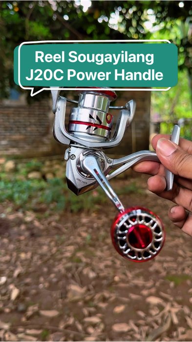 Reel Sougayilang J20C Power Handle #reelsougayilang #reelpancingmurah #reelmetalspool #shopeevideo