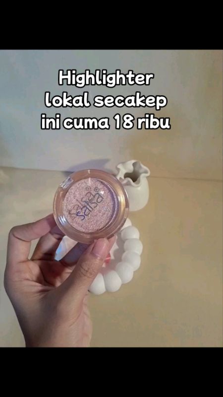 Gong banget sih owner #salsacosmetic #highlighter #SpillBawaBerkah #SpillRacunShopee #MakeUpWajibPunya