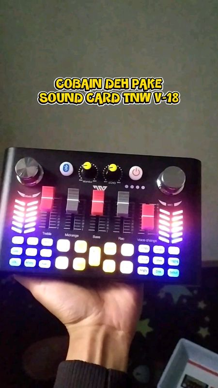 SOUND CARD TNW V-18 #soundcardtnwv18 #soundcard #soundcardkaraoke #soundcardlive #tnwv18