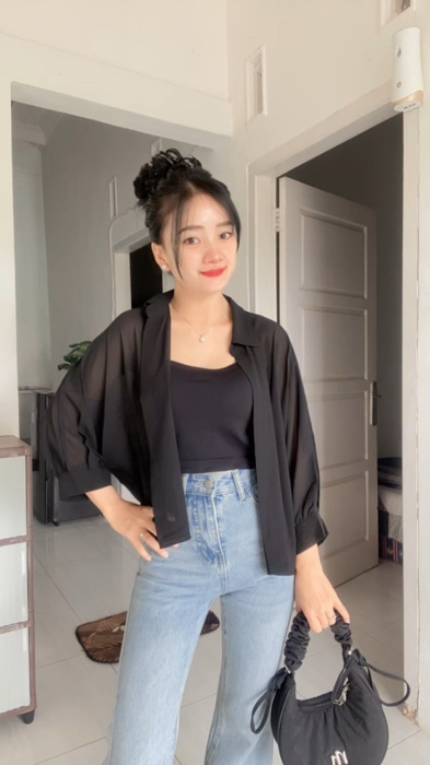 Outfit check 😍 #outfitcheck #outerkemeja #outfitideas