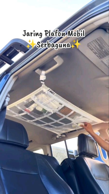 Jaring Plafon Mobil #jaring #jaringplafonmobil #plafon #plafonmobil #carorganizer #penyimpananmobil #organizer #carorganizerpocket #jaringmobil