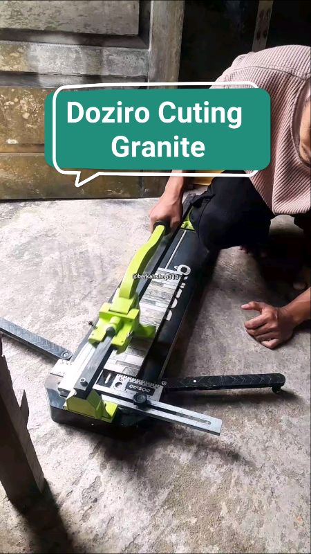 Pemotong Granit Doziro laser presisi #RacunShopee #potonggranit #potongkramik #doziro