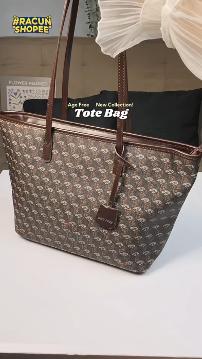 Launching today😍 #ViralDiShopeeVideo #SpillRacunShopee #SpillBawaBerkah #RacunShopee #RacunShopeeCheck #agefree #totebag #agefreebag #taswanita