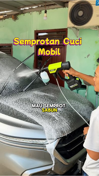 Semprotan cuci mobil tekanan tinggi dari ZPER #jetcleaner #jetcleanerportable #semprotancucimobil #mesincucimobil