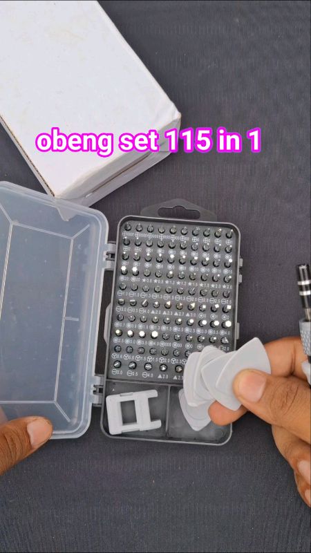 obeng set 115 in 1#obeng #obengmultifungsi #obengset #RacunShopee #RacunShopeeCheck #ViralDiShopeeVideo #TermurahDiShopee #cod