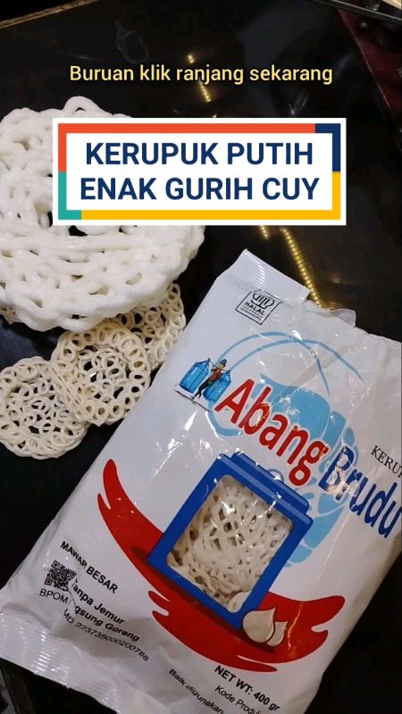 Kerupuk Putih Bawang abang Brudu #ShopeeReview #ViralDiShopeeVideo  #ShopeeVideoCreator #ShopeeCOD #GratisOngkirRP0 #PromoNonStop