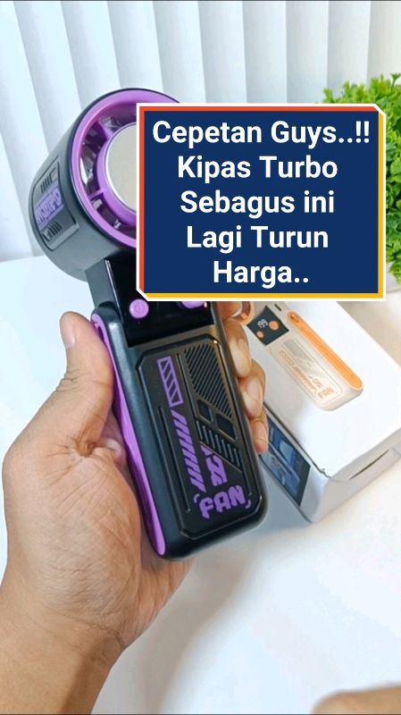 Kipas Turbo Portable Mendukung Kecepatan Hingga 199. #kipasportable199speed #kipasturbo199 #kipasturbo199speed #DiskonShopeeVideo #BeliDiShopeeVideo