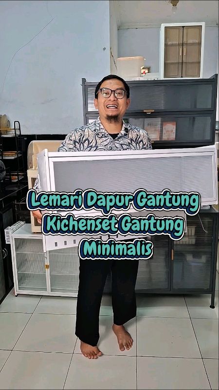 Lemari dapur gantung serbaguna #SpillRacunShopee #RacunShopee #ViralDiShopeeVideo #ShopeeLook #ShopeeCOD #lemarigantung  #rakdapurgantung #kichenset