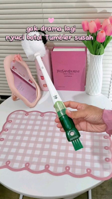 sikat pembersih botol 5in1 multifungsi / pembersih botol susu bayi/ sikat pembersih Tumbler #sikatpembersihbotol #sikatpembersihbotolsusubayi