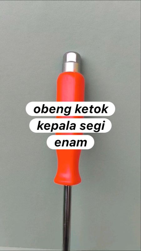 obeng ketok kepala segi enam #obeng #obengmultifungsi #obengketok #obengketokmurah #obengketokbagus #obengminus #RacunShopee #GratisOngkirRP0