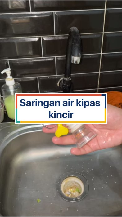 Saringan air kipas kincir #saringanairkran #saringanAirKipasKincir #RacunShopee #fypシ