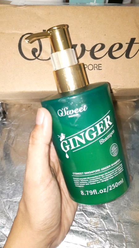 O'Sweet Singapore Ginger Shampoo,shampo Anti Rontok #1 terbaik di Indonesia #GingerShampoo #ViralDiShopeeVideo #1Indonesia #osweetgingershampoo