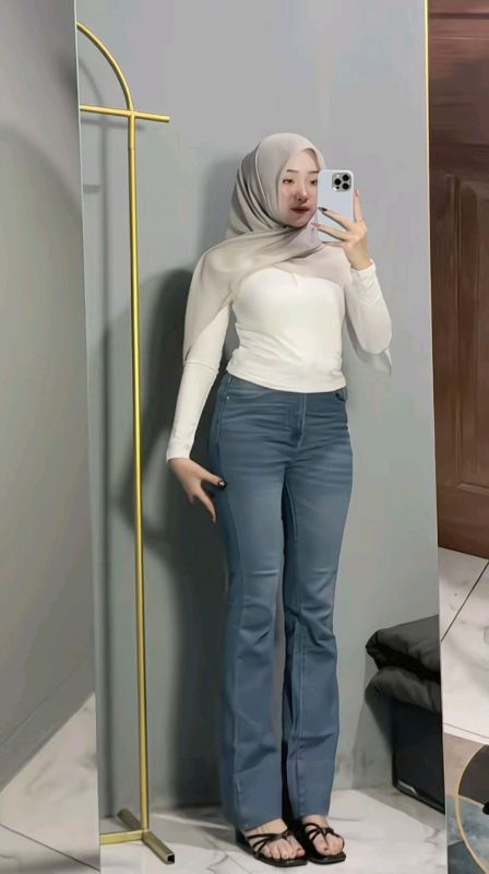 jennie cutbray jeans🥰#jenniecutbrayjeans #jeanshighwaist #RacunShopee #SpillRacunShopee #SpillBawaBerkah #shopeevideo