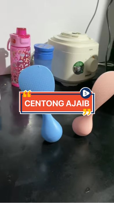 Centong Ajaib anti Lengket spatula anti jatuh dan anti kotor #centong #centongajaib #centongantilengket #spatula #RacunShopee #ShopeeMurah #ShopeeFind